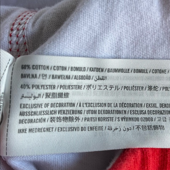 •Abercrombie Kids•  Boys Red Athletic Sweat Shorts - Kid's Size 5/6 - Picture 5 of 7